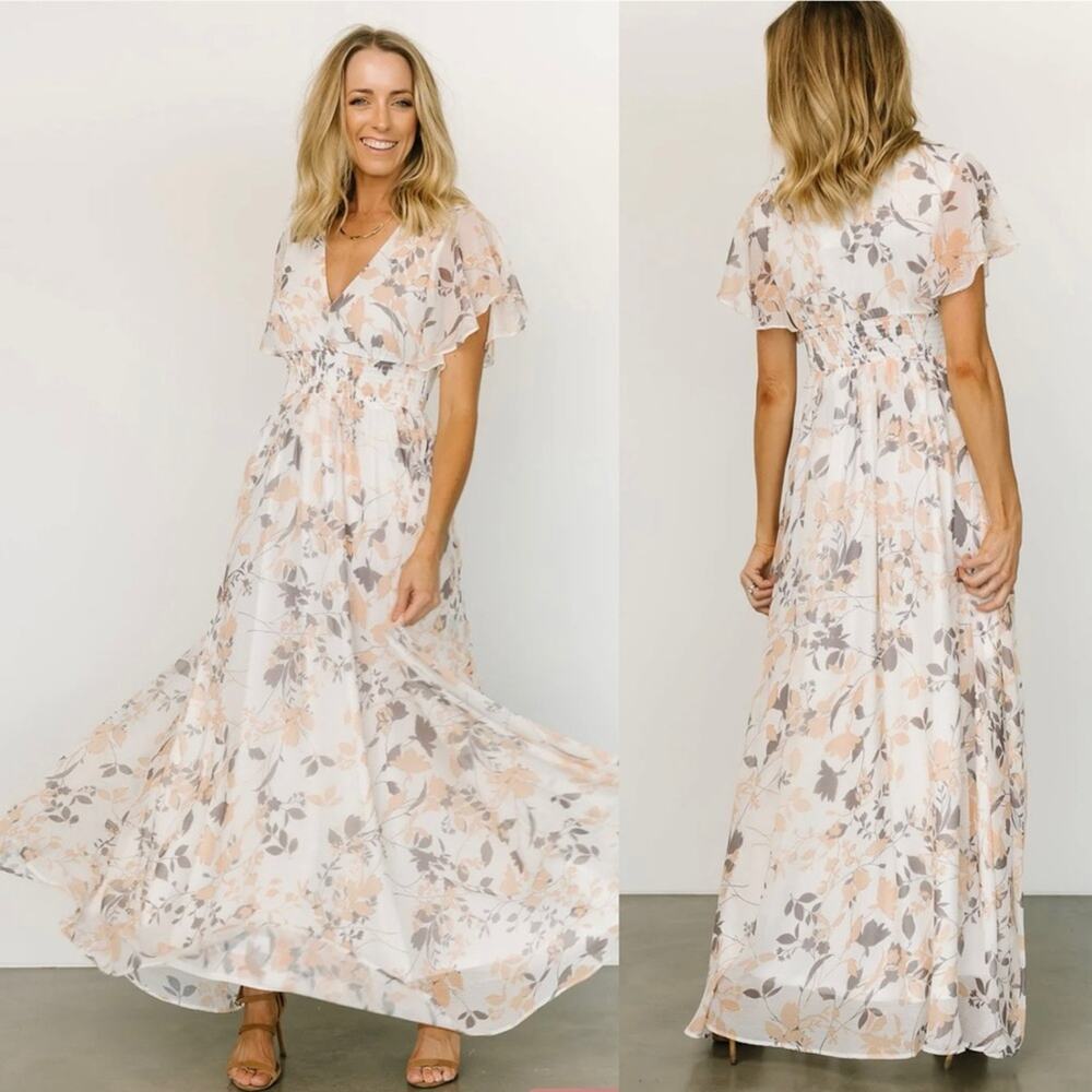 NWT Baltic Born Lynlee Metallic Maxi Dress